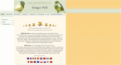 Desktop Screenshot of gloster-fancy.de