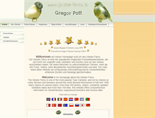 Tablet Screenshot of gloster-fancy.de